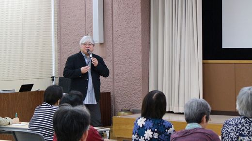 保健所「こころの健康づくり」講演の様子