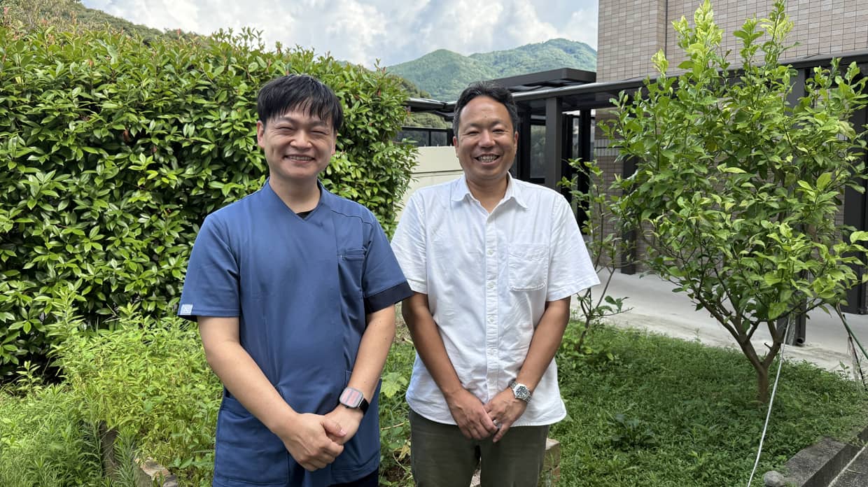 男性二人のツゥーショット