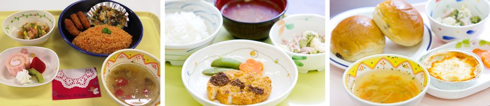 油山病院のお食事の写真