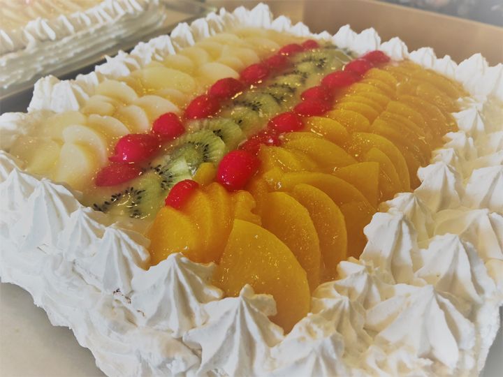 からざステーション、誕生日ケーキの写真