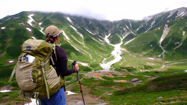 山と登山者