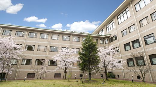 油山病院中庭の景色