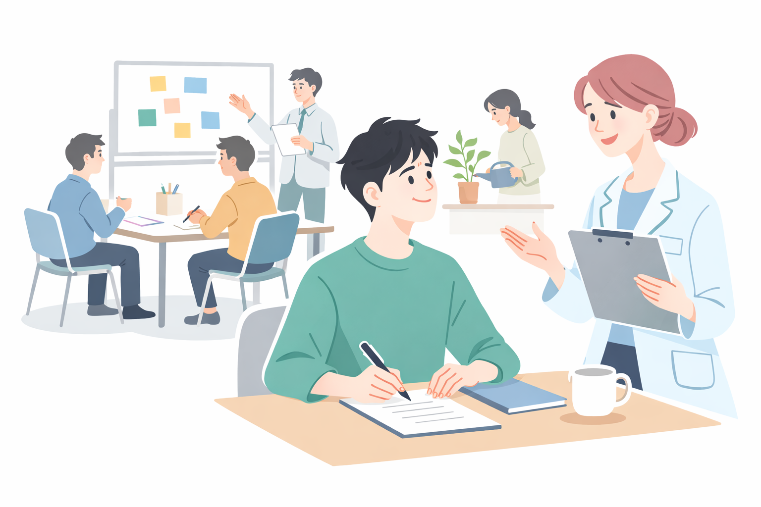 リワークプログラム開始