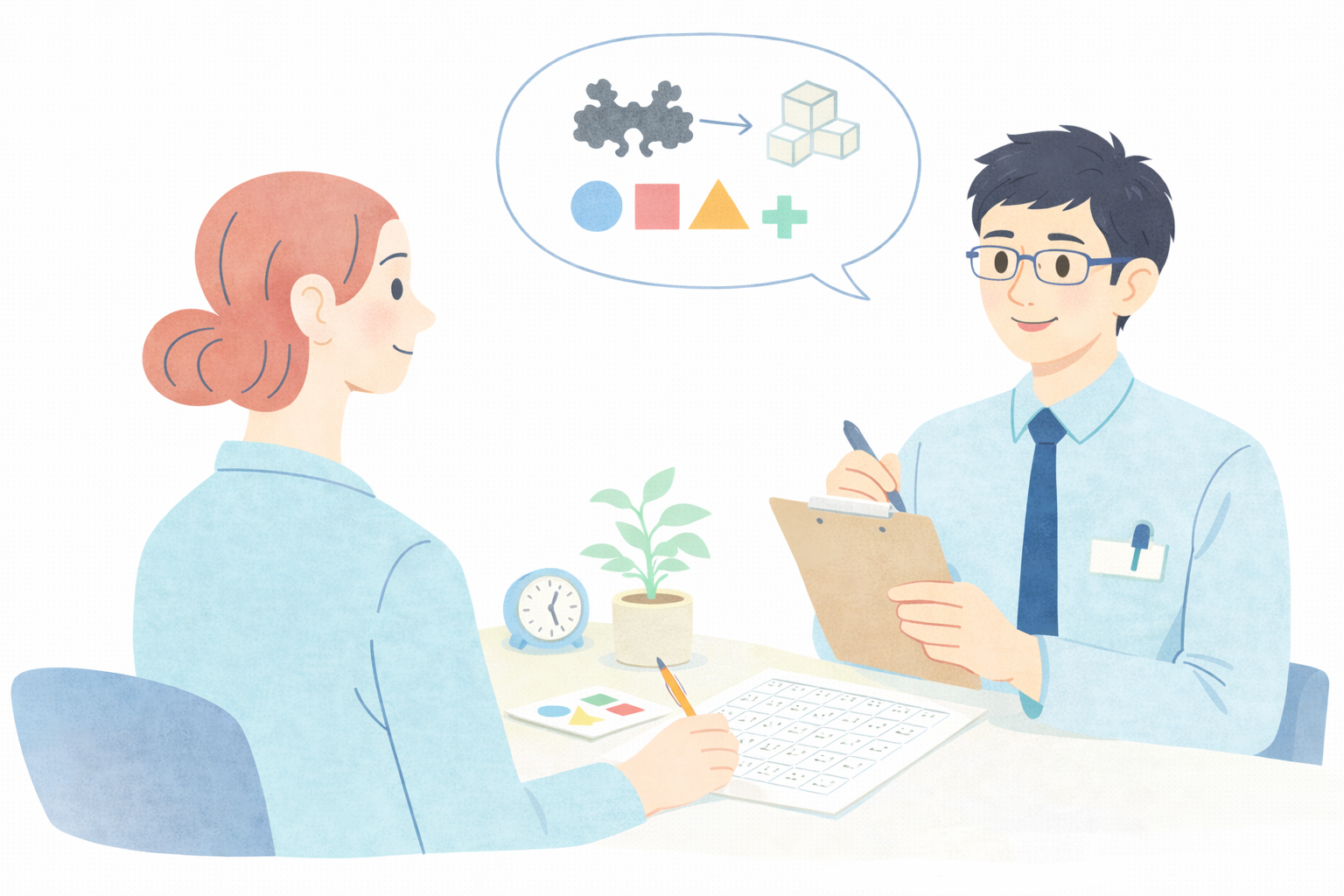 心理検査を実施